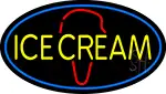 Yellow Ice Cream Cone LED Neon Sign