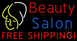 Beauty Salon Free Shipping Logo LED Neon Sign