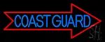 Red Coast Guard LED Neon Sign
