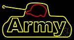 Yellow Army LED Neon Sign