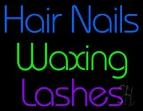 Hair Nail Waxing Lashes LED Neon Sign