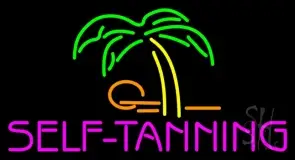 Self Tanning LED Neon Sign