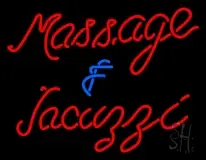Massage And Jacuzzi Neo Sign