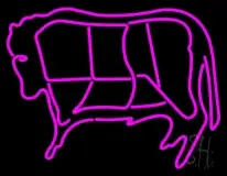 Butcher Logo LED Neon Sign