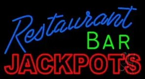 Restaurant Bar Jackpots LED Neon Sign