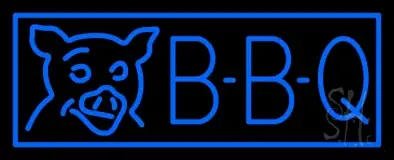 Blue BBQ LED Neon Sign