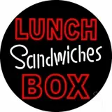 Lunch Sandwiches Box LED Neon Sign
