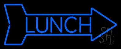 Lunch With Arrow LED Neon Sign