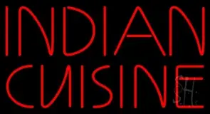 Red Indian Cuisine LED Neon Sign