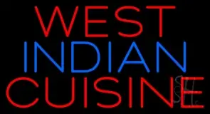 West Indian Cuisine LED Neon Sign
