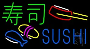 Blue Sushi Logo LED Neon Sign
