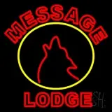 Custom Made Double Stroke Red Lodge LED Neon Sign