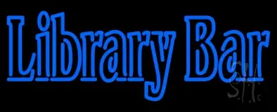 Double Stroke Library Bar LED Neon Sign