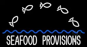 Seafood Provisions LED Neon Sign