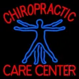 Chiropractic Care Center Human Logo LED Neon Sign