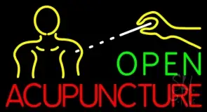 Open Acupuncture Logo LED Neon Sign