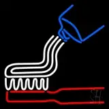 Toothbrush Toothpaste Logo LED Neon Sign