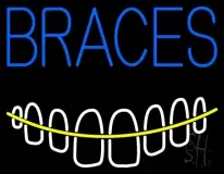 Braces With Teeth LED Neon Sign