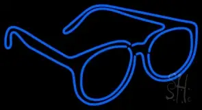 Double Stroke Glasses Logo LED Neon Sign