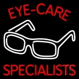 Eye Care Specialist With Glasses Logo LED Neon Sign