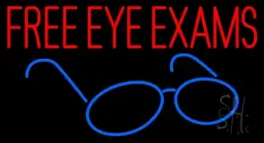 Free Eye Exams LED Neon Sign