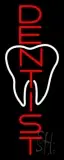 Vertical Dentist Logo LED Neon Sign
