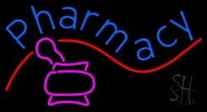 Pharmacy With Logo LED Neon Sign