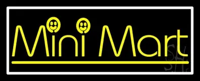 Yellow Mini Mart LED Neon Sign