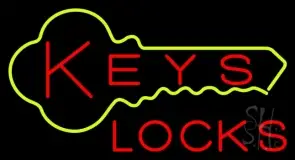Keys Locks LED Neon Sign