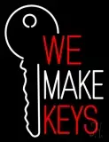 We Make Keys LED Neon Sign