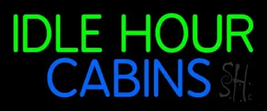 Idle Hour Cabins 2 LED Neon Sign