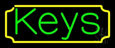 Keys 1 LED Neon Sign
