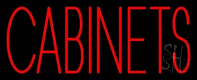 Red Cabinets 3 LED Neon Sign