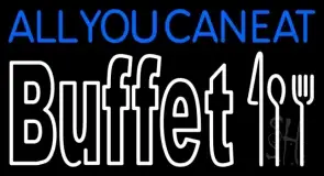 All You Can Eat Buffet LED Neon Sign