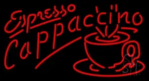 Espresso Cappuccino Cup LED Neon Sign