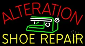 Alteration Shoe Repair LED Neon Sign