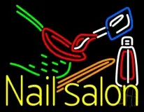 Nail Salon Logo LED Neon Sign