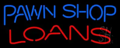 Pawn Shop Loans 1 LED Neon Sign