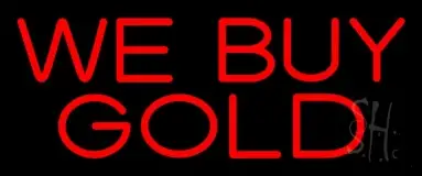 We Buy Gold 1 LED Neon Sign