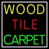 Wood Tile Carpet 1 LED Neon Sign