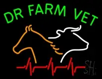 Dr Farm Vet LED Neon Sign