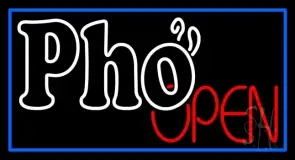 Pho Open LED Neon Sign