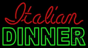 Italian Dinner 1 LED Neon Sign