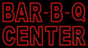 Red Bar B Q Center 1 LED Neon Sign