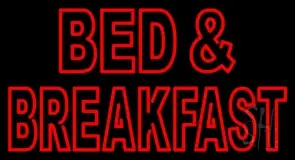 Double Stroke Bed And Breakfast LED Neon Sign