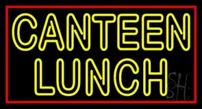 Double Stroke Canteen Lunch LED Neon Sign