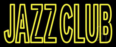 Double Stroke Red Jazz Club With Yellow Border LED Neon Sign