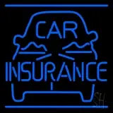 Blue Car Insurance Logo LED Neon Sign