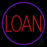 Round Loan LED Neon Sign