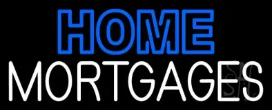 Double Stroke Home Mortgage LED Neon Sign